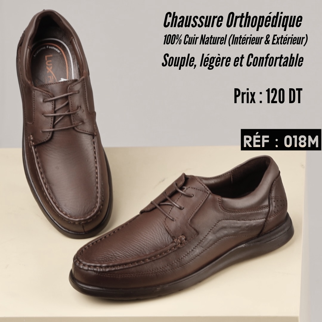 Chaussures Hommes Orthopédique ( REF : 018M)