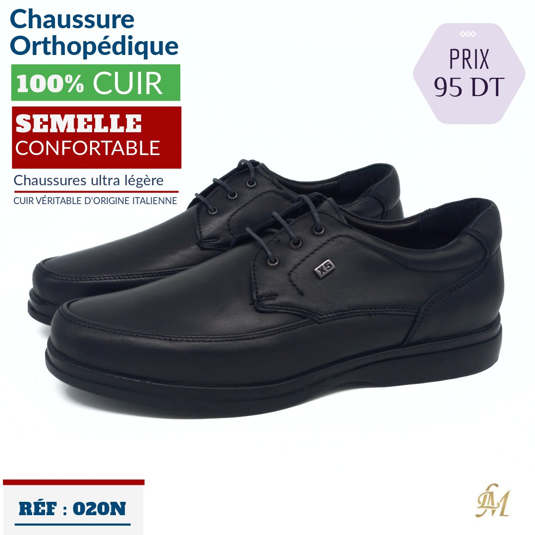 Chaussures Hommes Orthopédique ( REF : 020N)